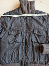  Bomber corto imbottito marrone 