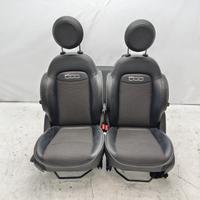 Set sedili in pelle/tessuto/ riscaldabili fiat 500