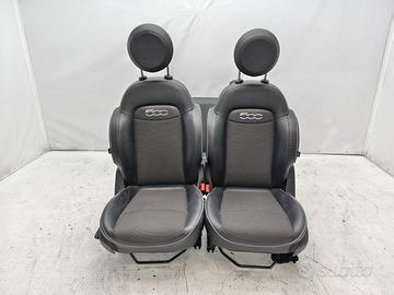 Set sedili in pelle/tessuto/ riscaldabili fiat 500