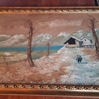 quadro con paesaggio