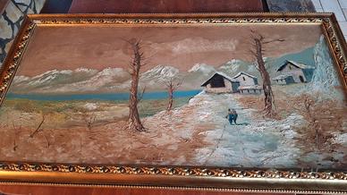 quadro con paesaggio