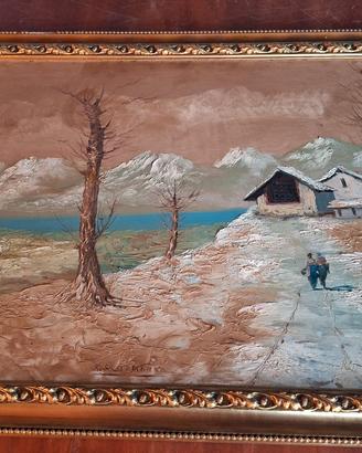 quadro con paesaggio