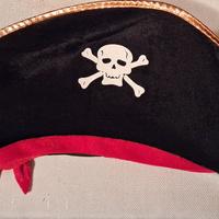 cappello pirata/piratessa carnevale 