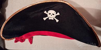cappello pirata/piratessa carnevale 