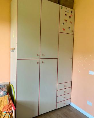 Armadi Moretti + Letto singolo