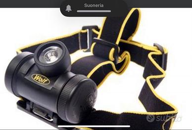 Torcia frontale a led Wolf