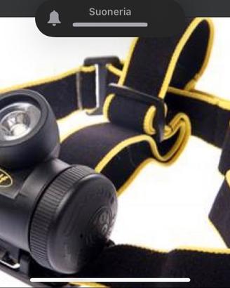 Torcia frontale a led Wolf