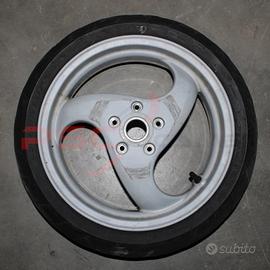 Cerchio posteriore 13×3.50 + pneumatico DUNLOP