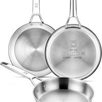 BRA Signature Set di 3 padelle da 20-24-26 cm