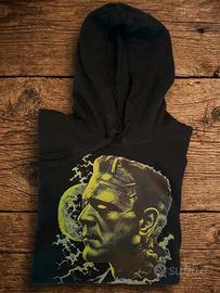 Felpa con Cappuccio..... Frankenstein design