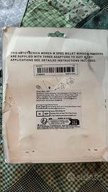 Alzacristalli  manuali, due manopole, alluminio