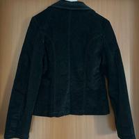 Giacca in velluto nera