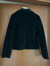 Giacca in velluto nera
