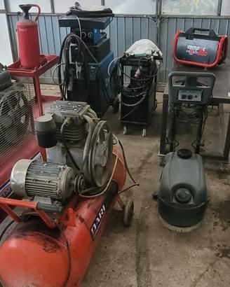 saldatrice tig filo miller compressore tavolo lavo