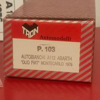 Autobianchi A112 Abarth Olio Fiat scala 1-43