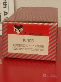 Autobianchi A112 Abarth Olio Fiat scala 1-43