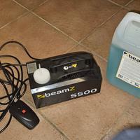 Macchina del Fumo BeamZ S500 con Liquido (4L)