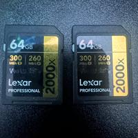 Lexar Professional 2000x SD Card 64GB SDXC UHS-II