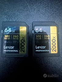 Lexar Professional 2000x SD Card 64GB SDXC UHS-II