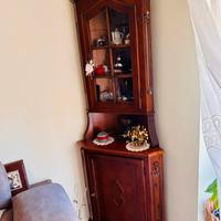 Mobile angolare con vetrina anni ‘80