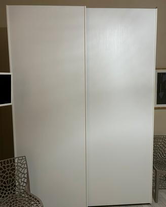 Armadio due ante bianco + comó bianco come nuovi
