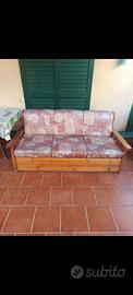 Divano letto in legno - R E G A L O