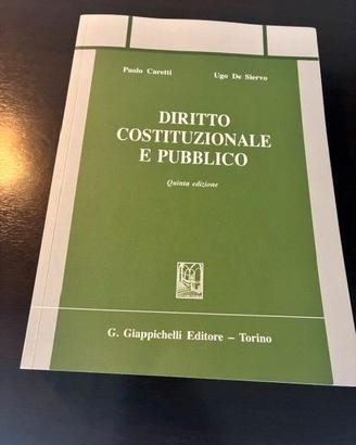 Diritto Costituzionale e Pubblico