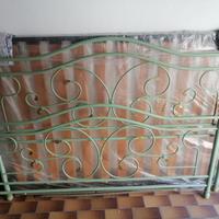 letto in ferro bttuto con rete