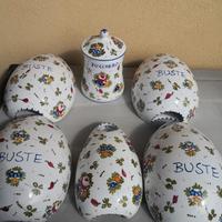 6 Ceramiche Marchegiani da Castelli fatto a mano