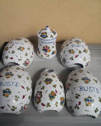 6 Ceramiche Marchegiani da Castelli fatto a mano