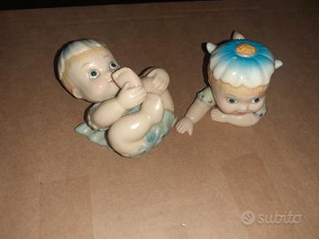 piccoli putti in ceramica 