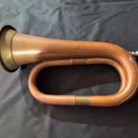 Tromba da Caccia in Rame e Ottone Vintage 