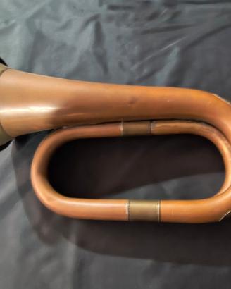 Tromba da Caccia in Rame e Ottone Vintage 
