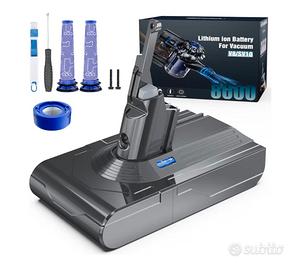 Batteria Morpilot Dyson V8/SV10 nuova + 3 filtri
