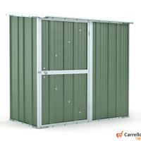 Box casetta giardino Acciaio 174x100 verde