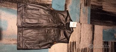 gilet in pelle 
