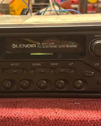 Autoradio Lenoir cassette+aux in