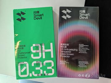 4 Pellicole Vetro SmartDevil iPhone 13+Applicatore