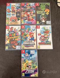 Molti giochi vari nintendo switch