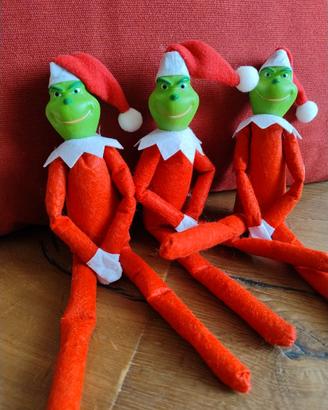 1 Grinch elfo per Elf on the shelf