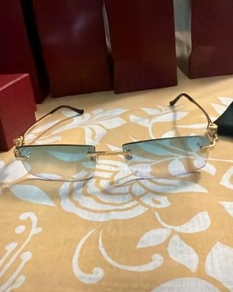Occhiali Cartier Originali Rimless Oro