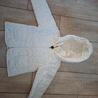 giacca leggera piumino bianco bambina 12 mes brums