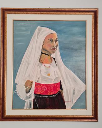 Donna in costume tradizionale Sardo 