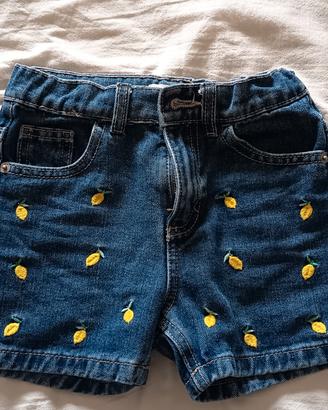 pantaloncini corti bambina