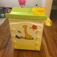 Cassettiera fasciatoio Azur