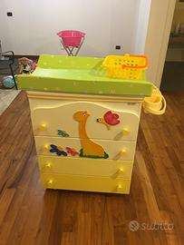 Cassettiera fasciatoio Azur