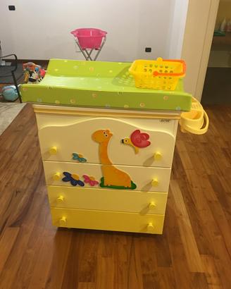 Cassettiera fasciatoio Azur