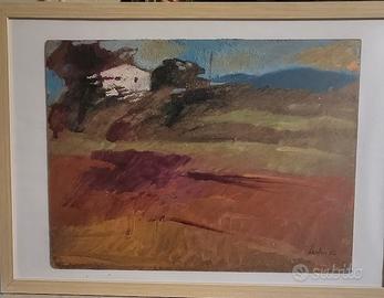Olio su tavoletta di Paolo Bottai.