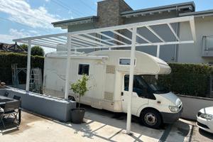Pergolato per camper, roulotte o barca