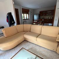 divano angolare doimo in velluto 
